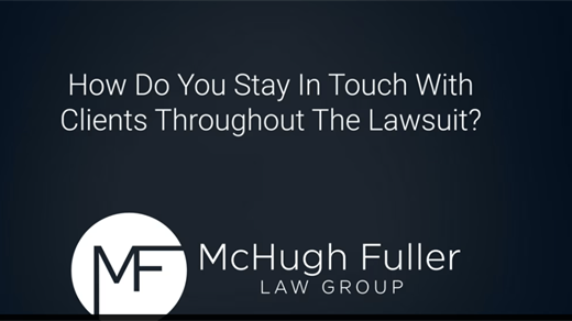 How Does McHugh Fuller Stay in Touch With Clients?